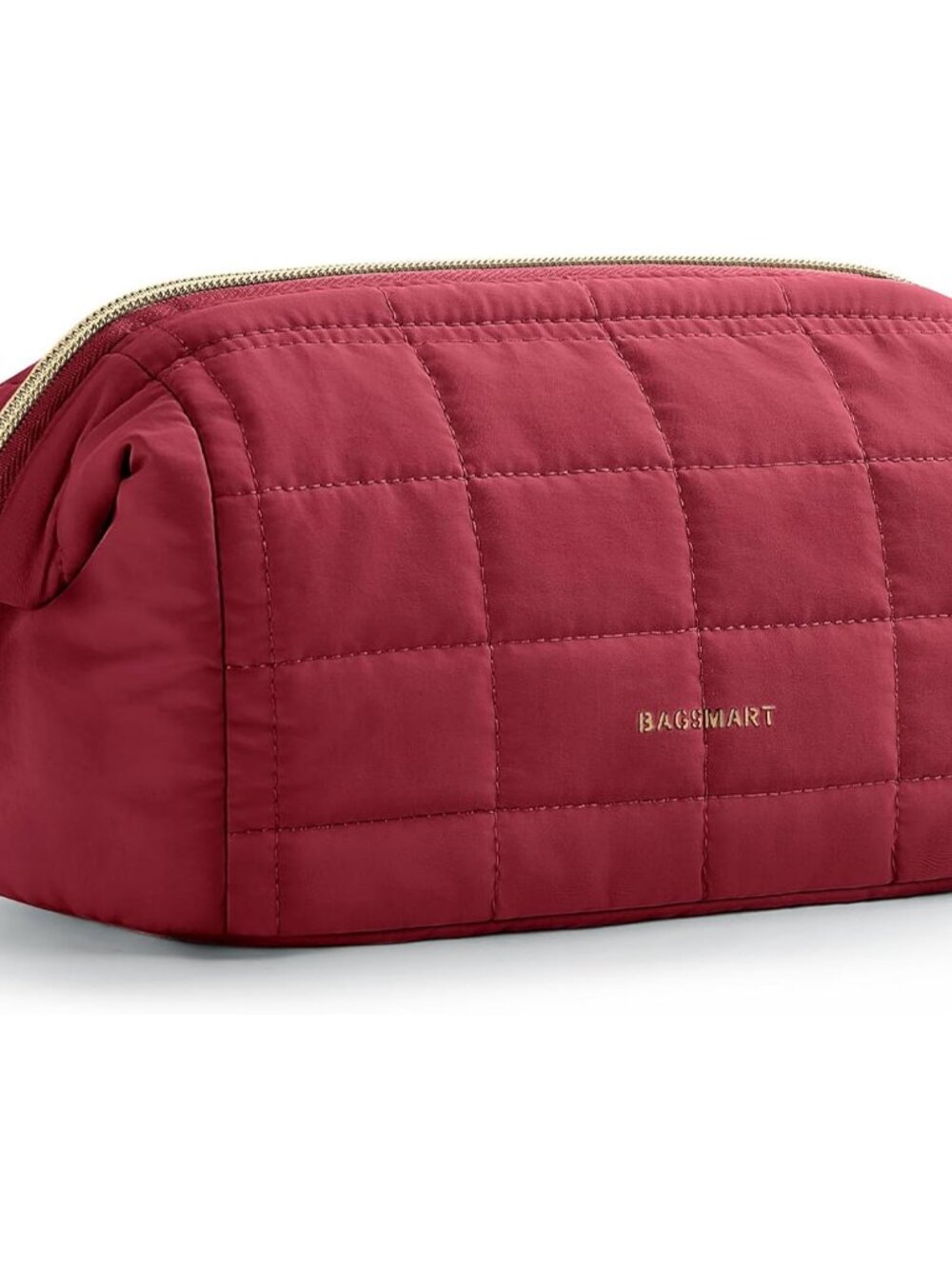 Makeup Bag Travel Toiletry Bag, Puffy Padded Make Up Bags for Women Makeup Organ